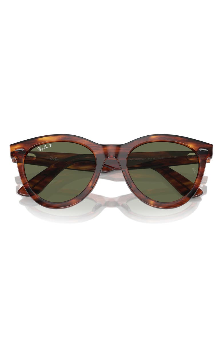 Ray-Ban Way 54mm Polarized Oval Wayfarer Sunglasses, Alternate, color, 