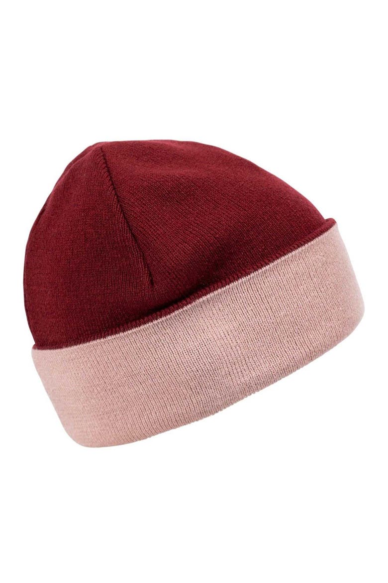 Gender Inclusive Montana Ribbed Winter Beanie, Alternate, color, Dark Cherry