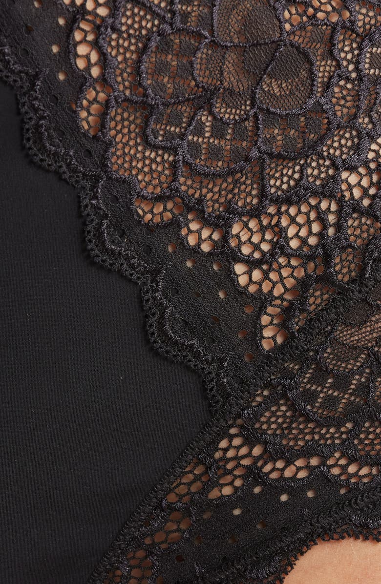 Simone Perele Caresse Retro Briefs, Alternate, color, Black