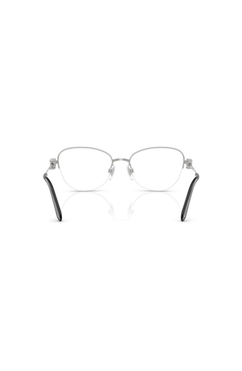 Ralph Lauren 54mm Butterfly optical glasses, Alternate, color, Silver