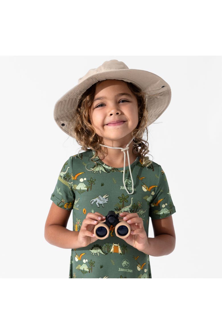 Kids' Jurassic Park Safari Short Sleeve Dress, Alternate, color, Jurassic Park: Safari