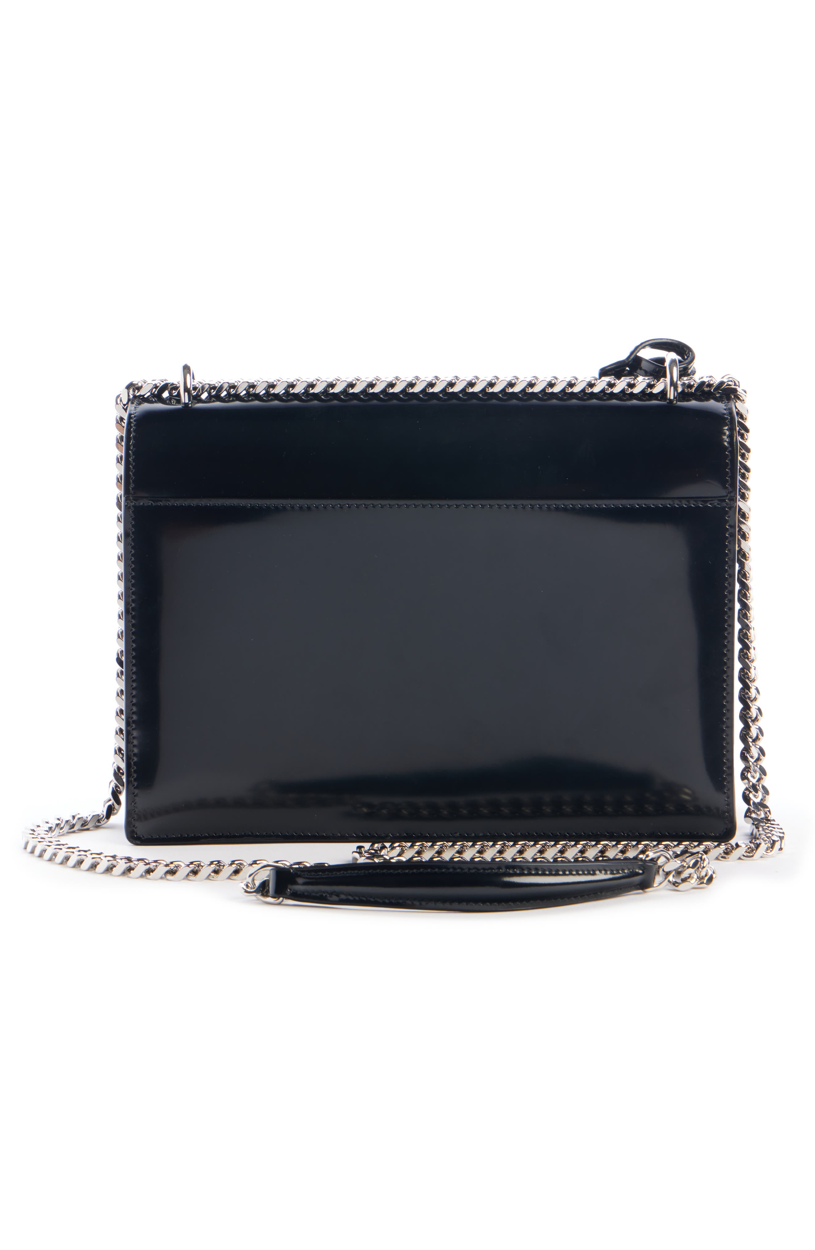 Saint Laurent Medium Sunset Patent Leather Shoulder Bag, Alternate, color, 