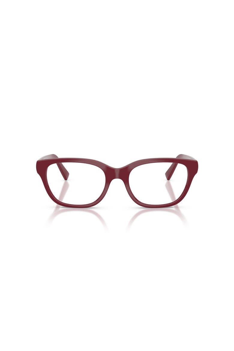 52mm Square optical glasses, Alternate, color, Red