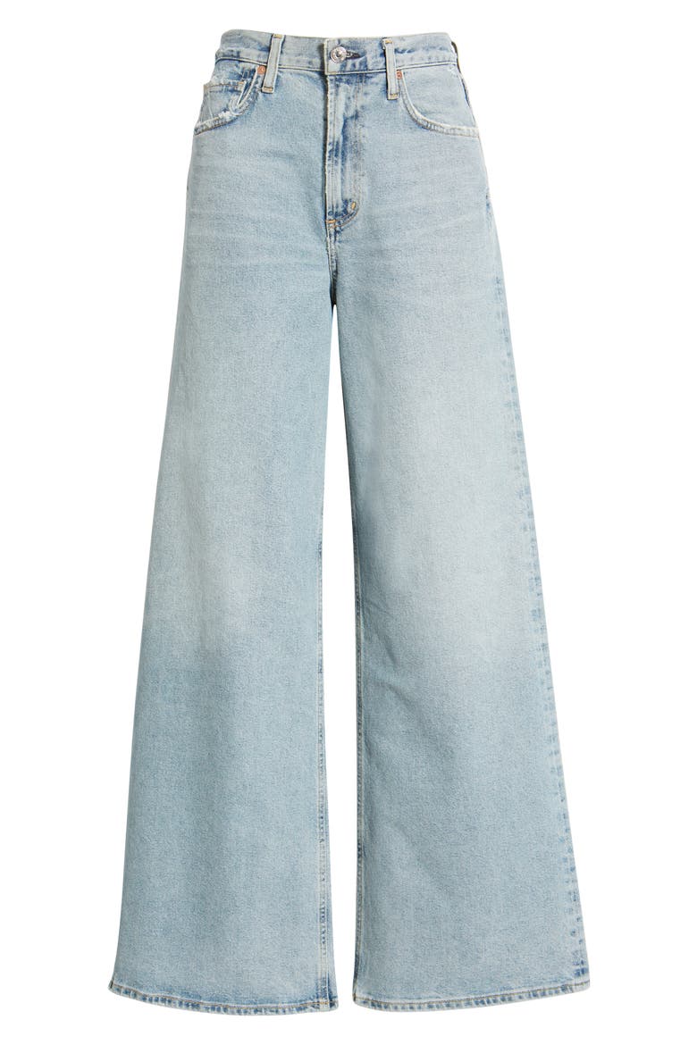 Paloma Baggy High Waist Wide Leg Jeans, Alternate, color, MISCHIEF