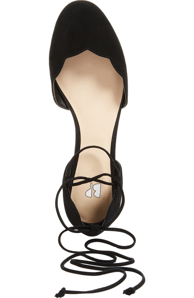 BP. Sophie Lace-Up Flat, Alternate, color,