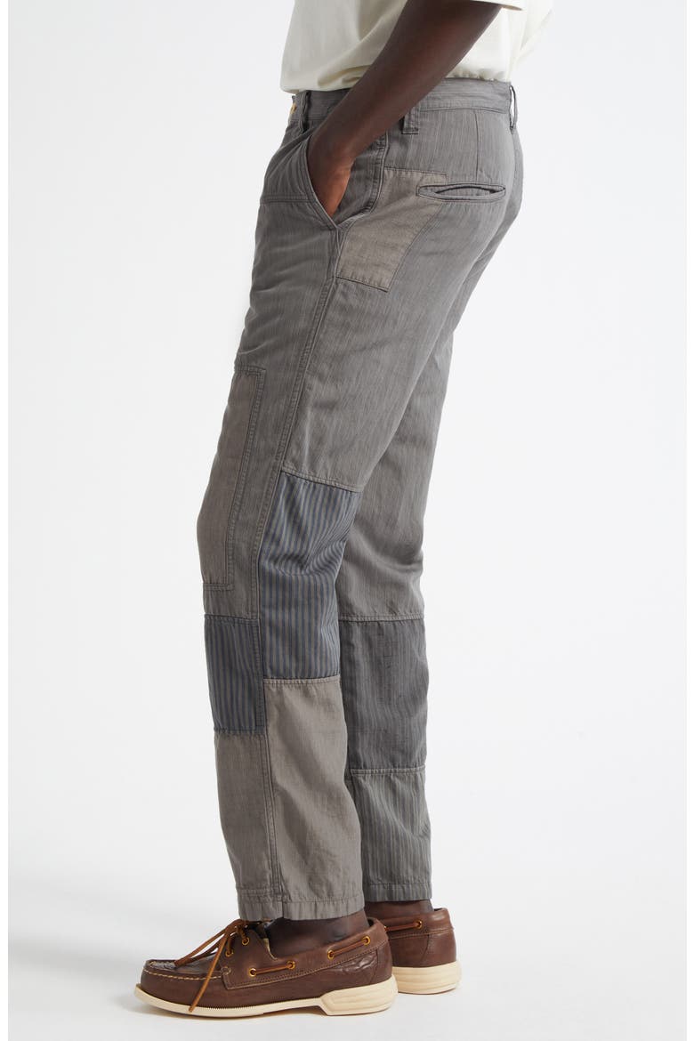 Bricolage Wool & Linen Pants, Alternate, color, GREY
