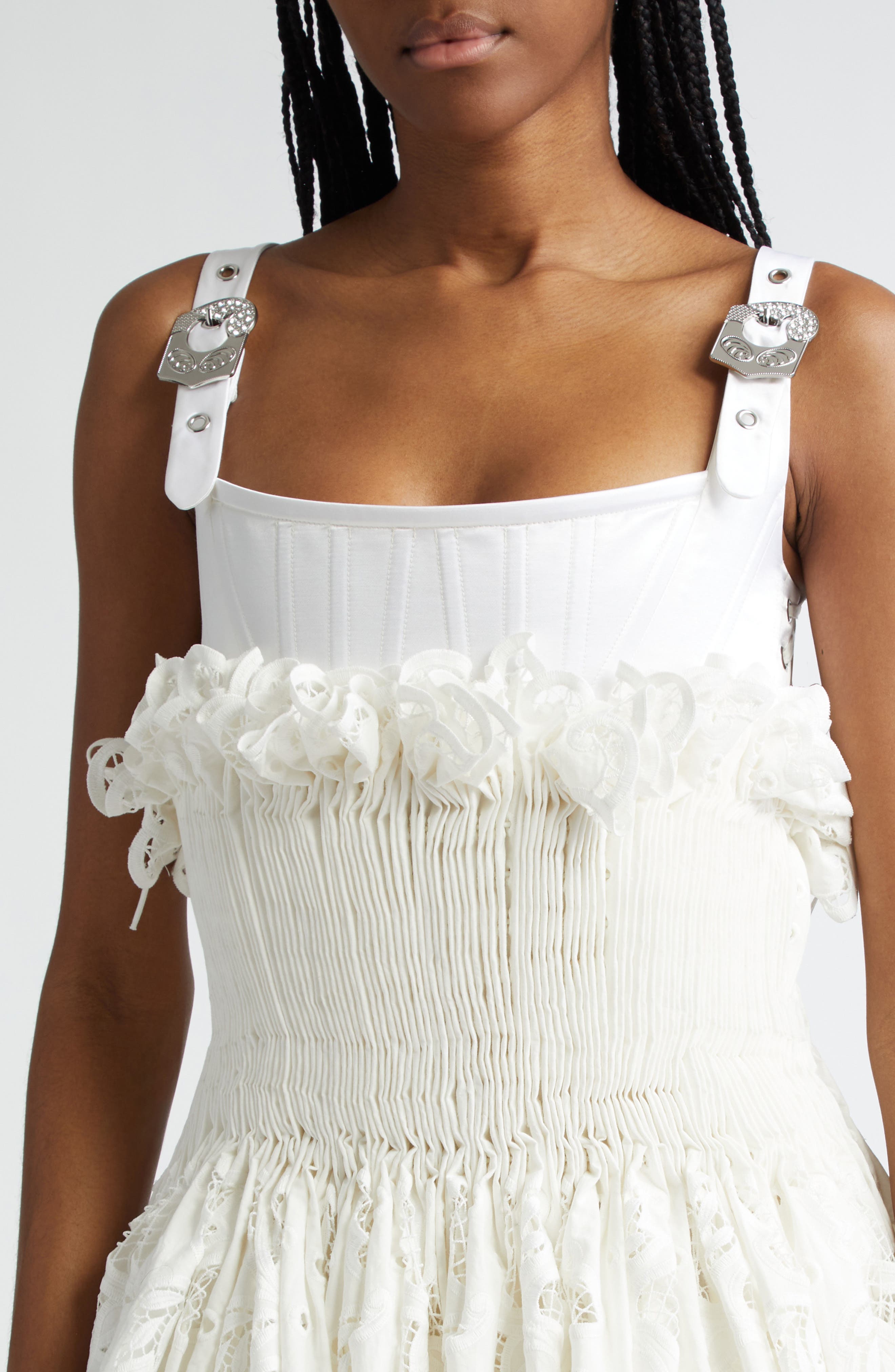 Chopova Lowena Faddy Smocked Bustier Minidress (Women) | Nordstromrack