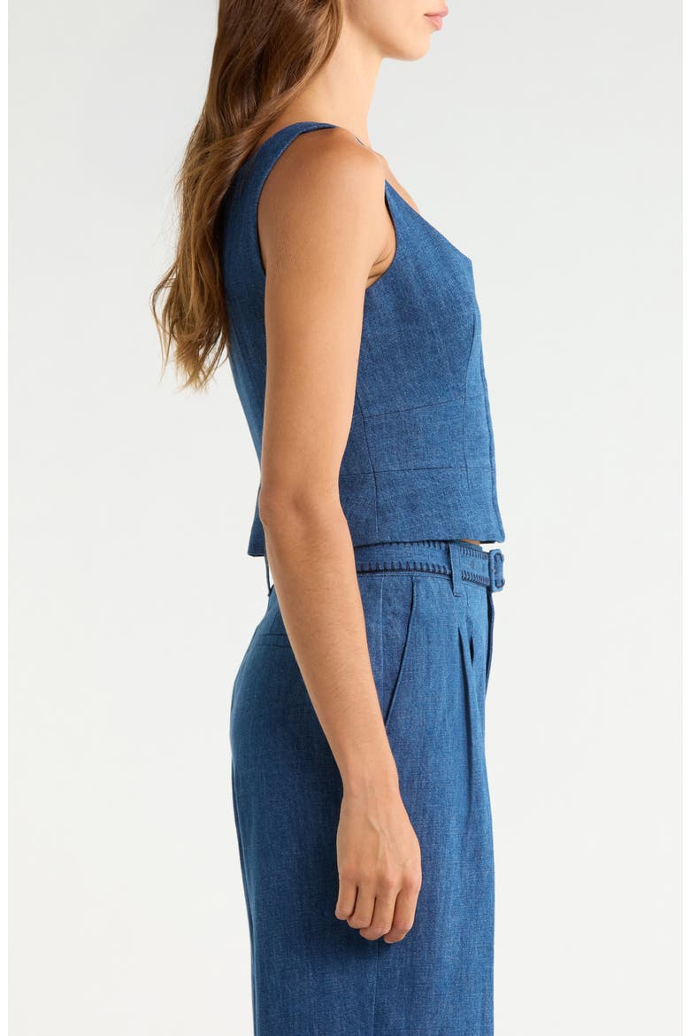 Carra Corset Top, Alternate, color, TIDEPOOL