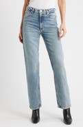Rails Topanga Studded High Waist Straight Leg Jeans
