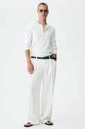 H&M Loose-fit Wide-leg Linen Pants