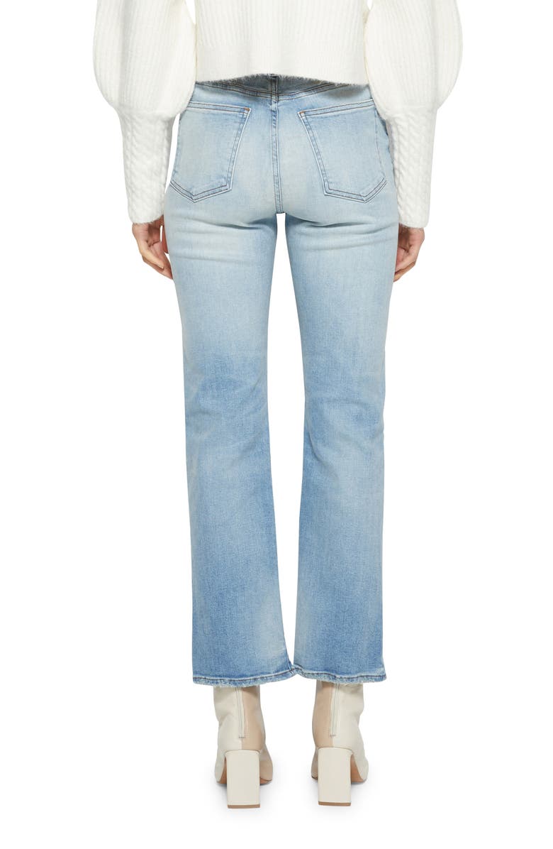 Simkhai Jonathan Simkhai Standard River Organic Cotton Blend High Waist Straight Leg Jeans, Alternate, color, Palisades Vintage