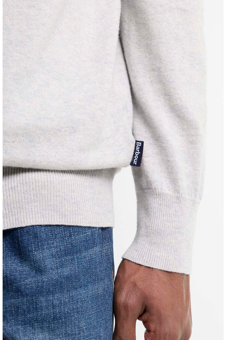 Millwood Fair Isle Half Zip Sweater, Alternate, color, GREY MARL