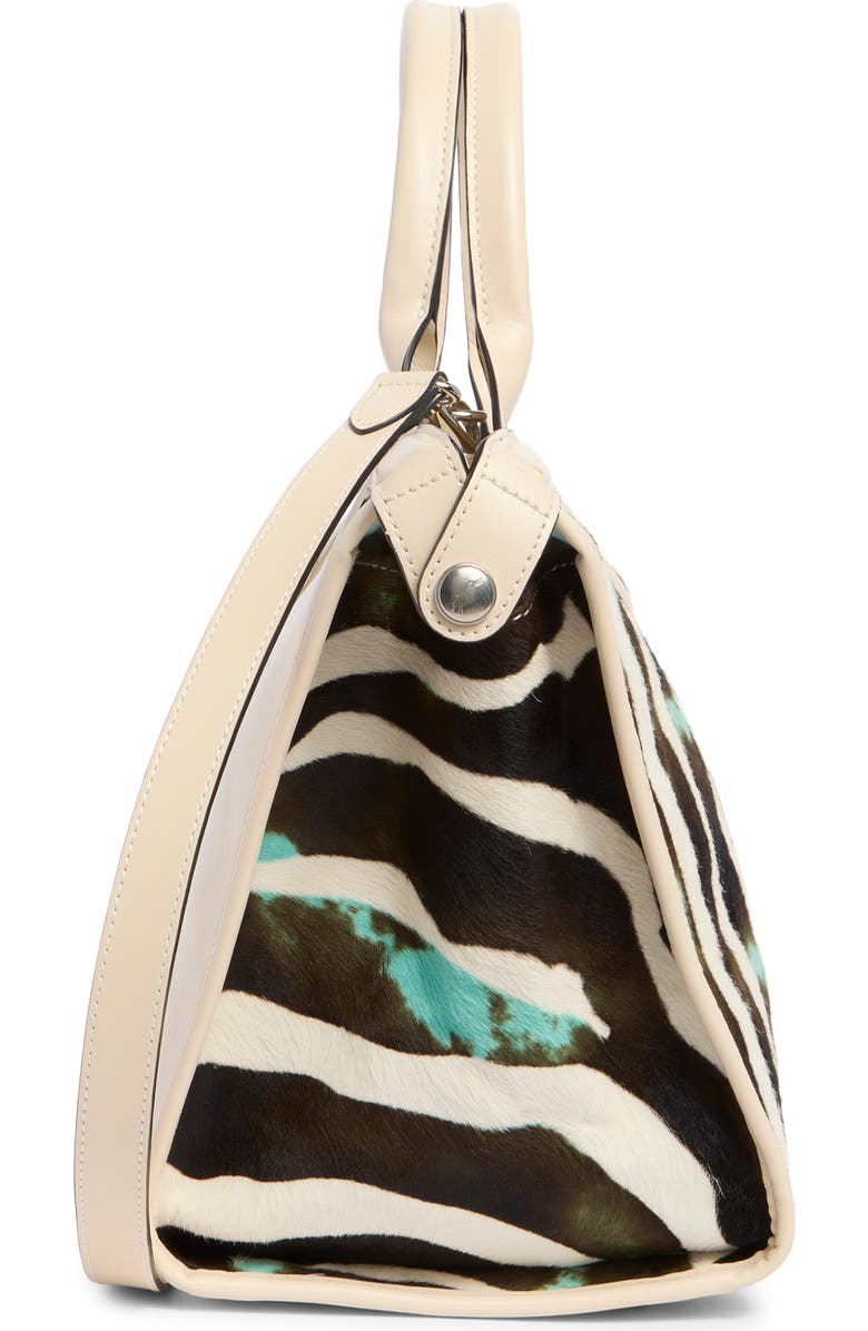 Longchamp Le Pliage Genuine Calf Hair Small Handbag, Alternate, color, Lagoon
