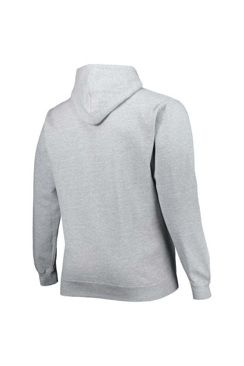Men's Black Phoenix Suns Big & Tall Heart & Soul Pullover Hoodie, Alternate, color, Heather Gray