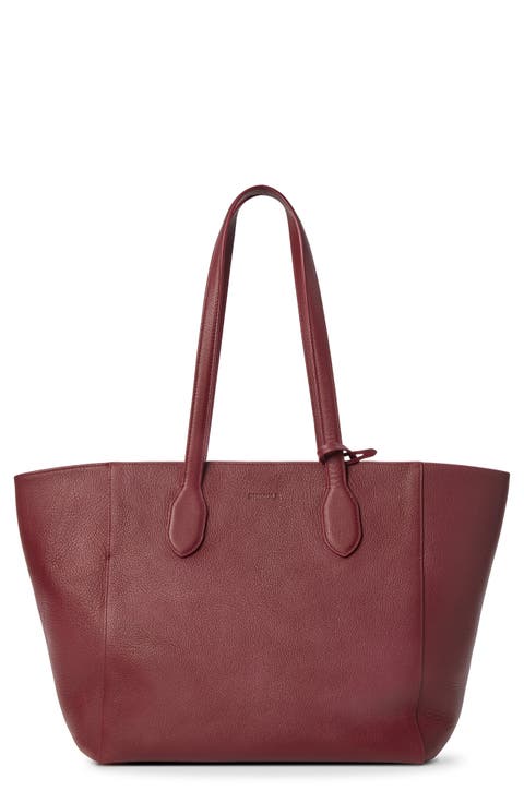 Runabout Pebble Leather Tote