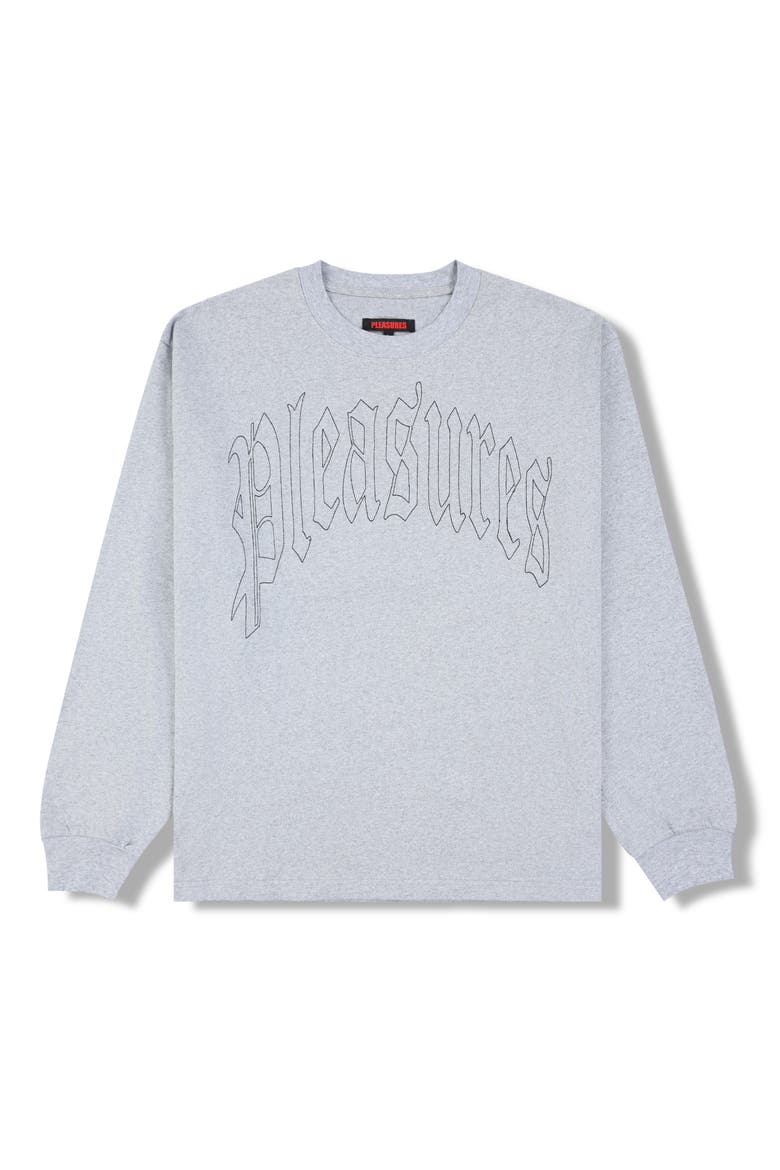Twitch Embroidered Long Sleeve T-Shirt, Alternate, color, HEATHER GREY