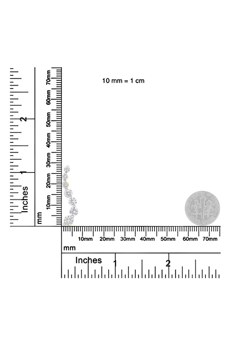 Haus of Brilliance AGS Certified 14K Yellow Gold 2.0 Cttw Diamond Journey 18" Pendant Necklace, Alternate, color, Yellow