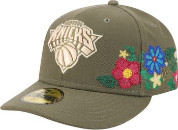 New Era Men's New Era Olive New York Knicks Tonal Florals