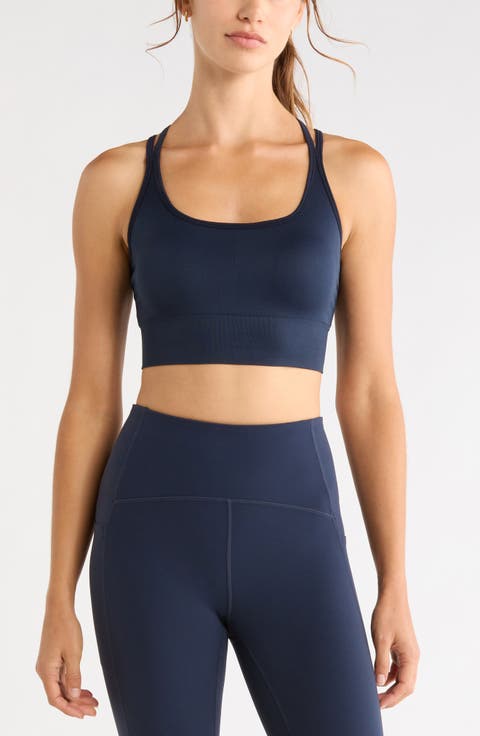 Seamless Strappy Sports Bra