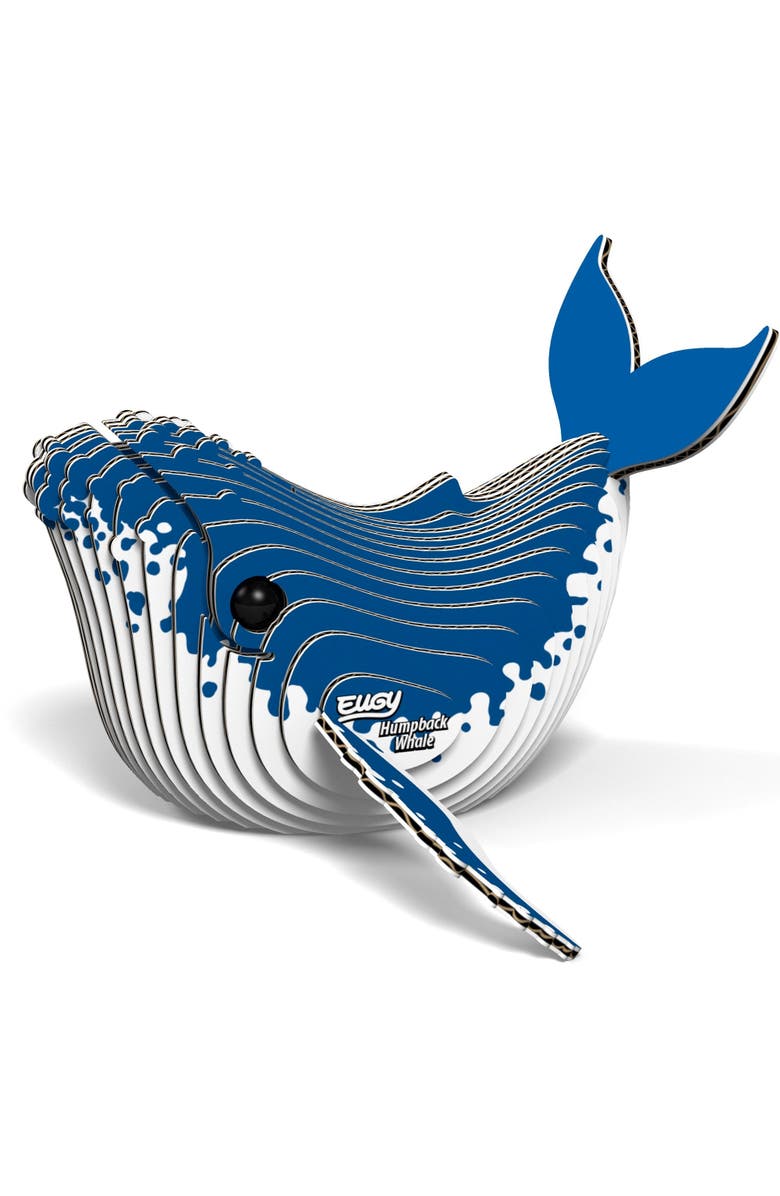 Eugy Puzzles Humpback Whale 3D Puzzle, Alternate, color, NO COLOR