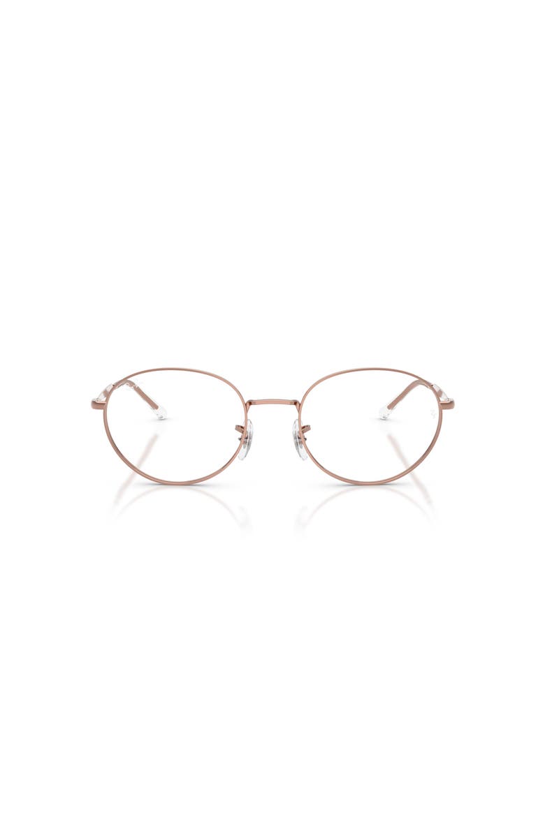 52mm Oval optical glasses, Alternate, color, Copper