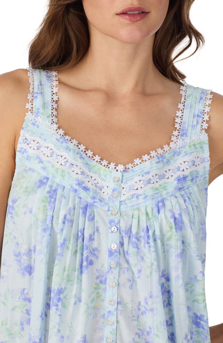 Eileen West Sleeveless Cotton Ballet Nightgown, Alternate, color, 