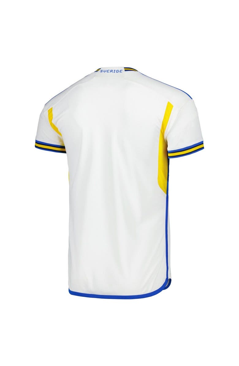 adidas Men's adidas White Sweden National Team 2022/23 Away Replica Jersey, Alternate, color, 