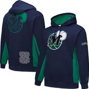 Mitchell & Ness Men's Mitchell & Ness Navy Dallas Mavericks Hardwood Classics Team Origins Fleece Pullover Hoodie