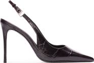 BLACK SUEDE STUDIO Branca 100 Slingback Pump