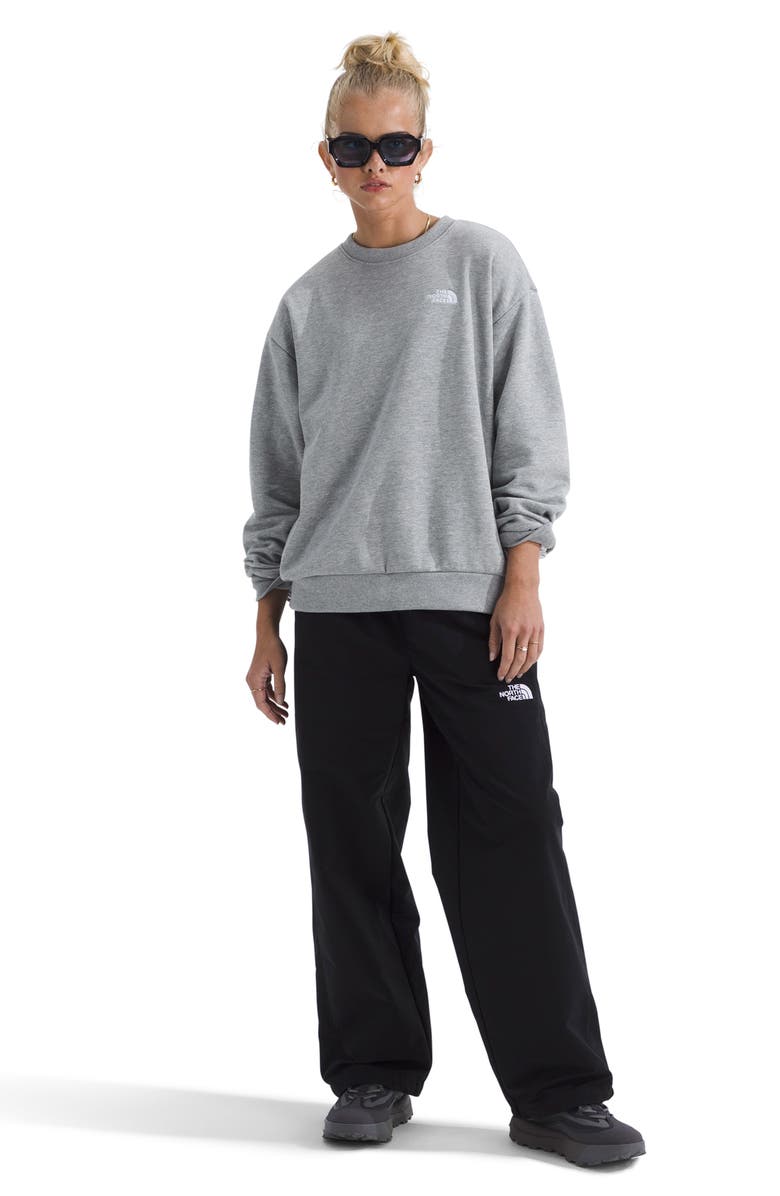 The North Face Evolution Simple Dome Oversize Crewneck Sweatshirt, Alternate, color, Tnf Pale Grey Heather