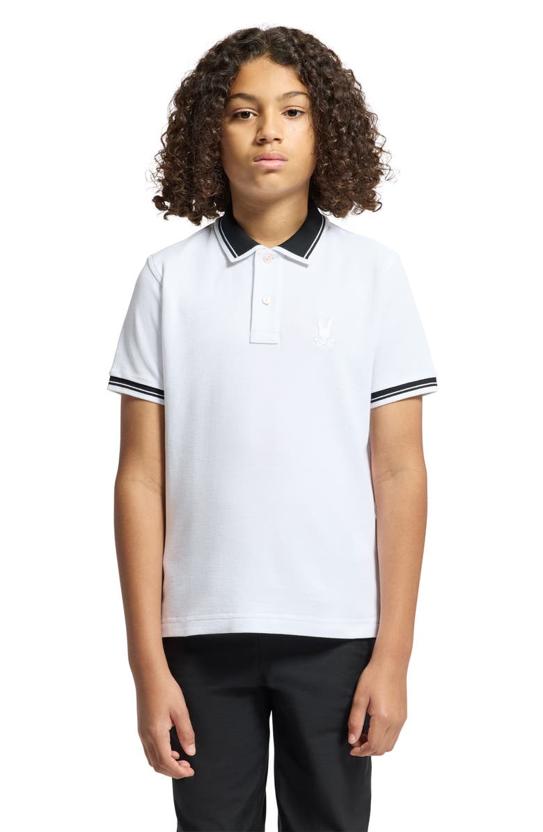 Psycho Bunny Kids' Oak City Piqué Polo, Alternate, color,