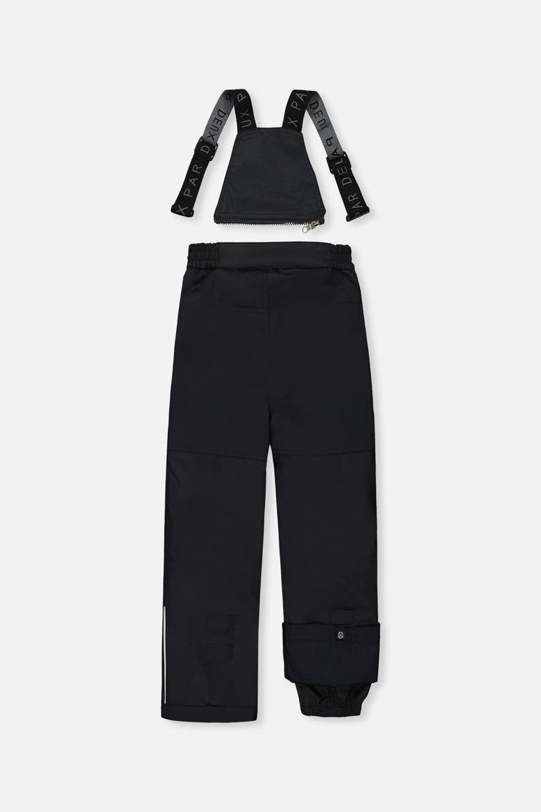 Reinforced Jacket & Pants Fleece Neckwarmer Two Piece Snowsuit, Alternate, color, Noir