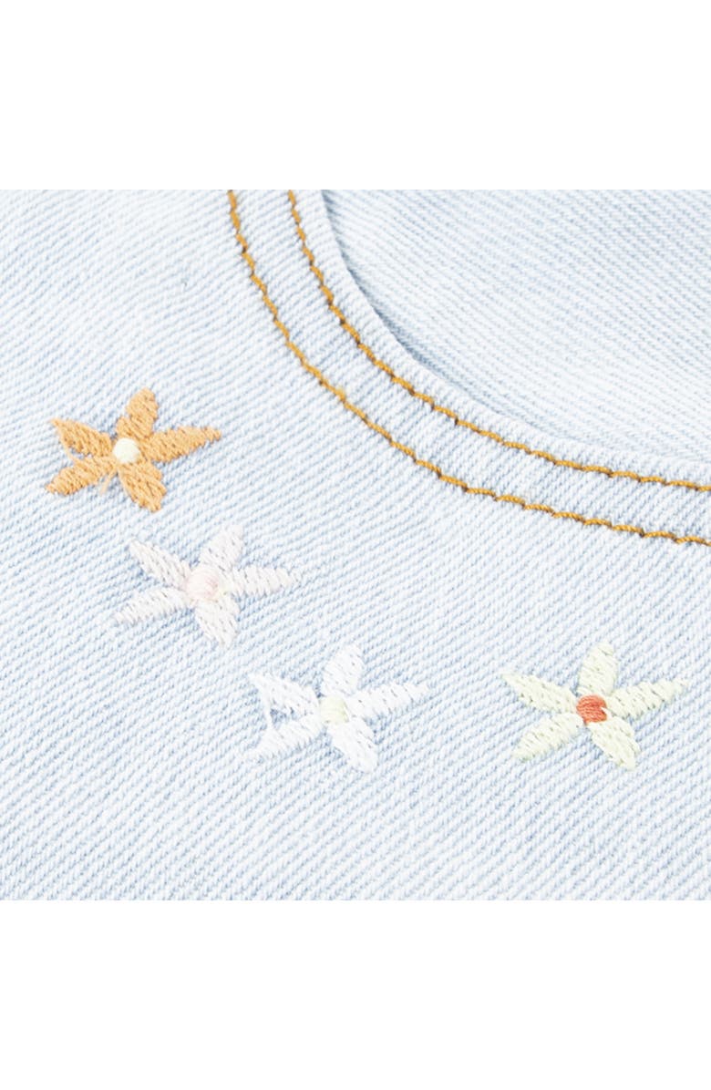 Levi's Kids' Crochet Applique Denim Shorts, Alternate, color, Wow Me Over