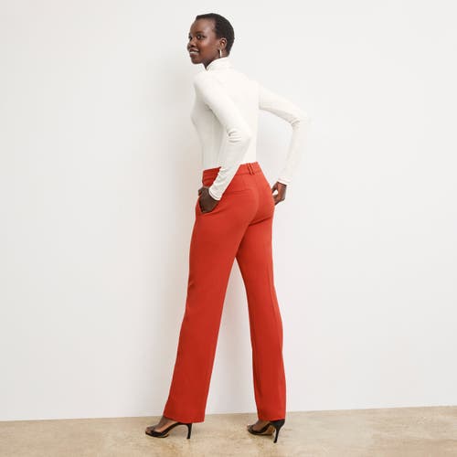 M.m.lafleur Axam Layering Turtleneck In Ivory/red