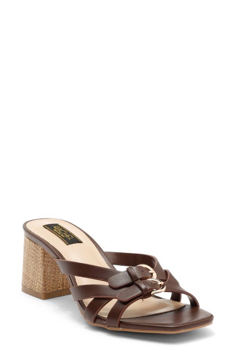 Sorrento Block Heel Slide Sandal (Women)
