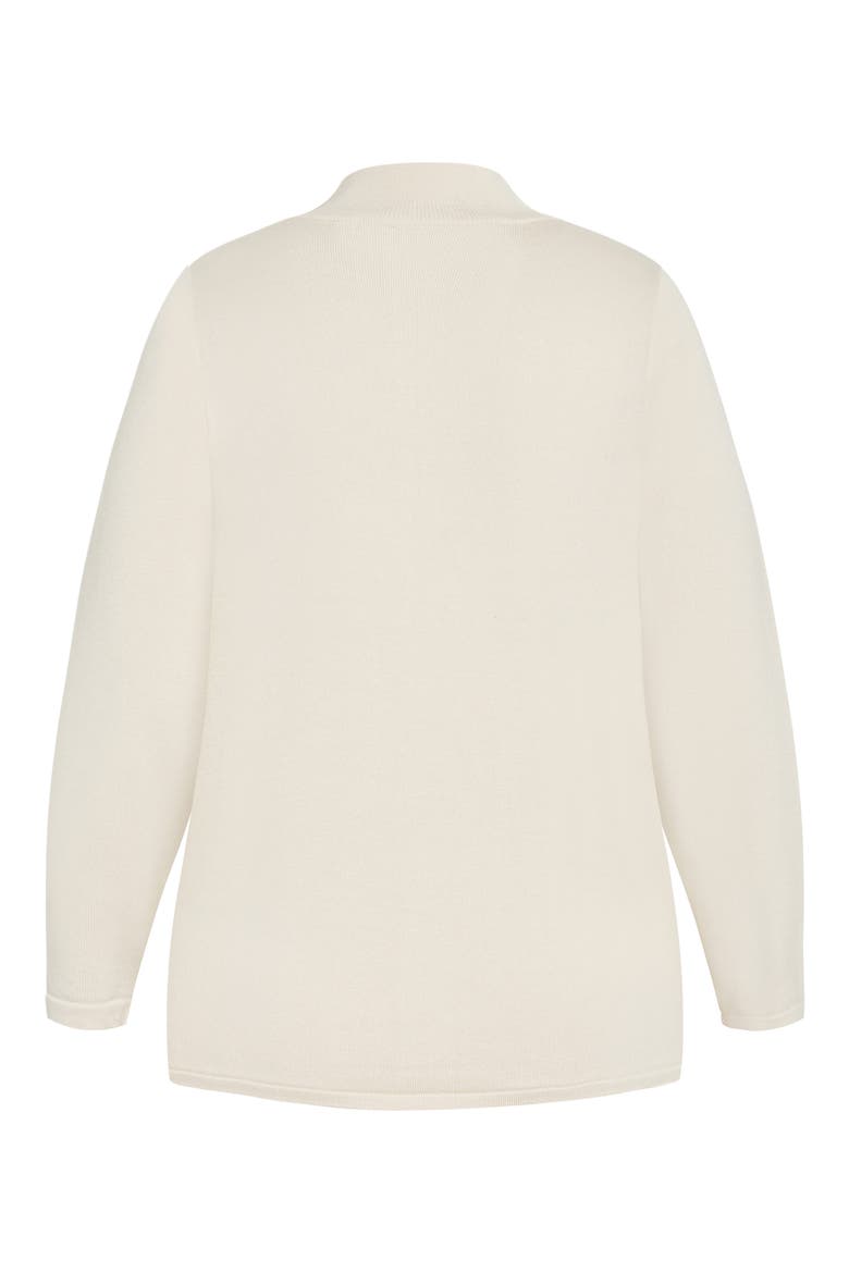 Reign Mock Neck Sweater, Alternate, color, OAT