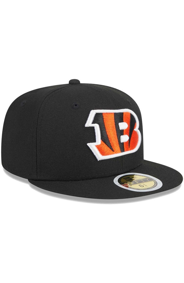 New Era Youth New Era Black Cincinnati Bengals  Main 59FIFTY Fitted Hat, Alternate, color, Black