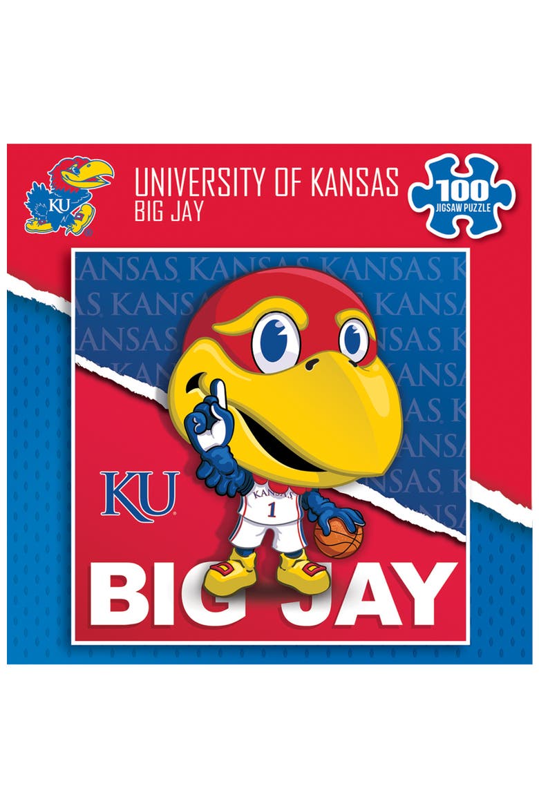 Kansas Jayhawks Mascot 100 Piece Puzzle, Alternate, color, Multicolor