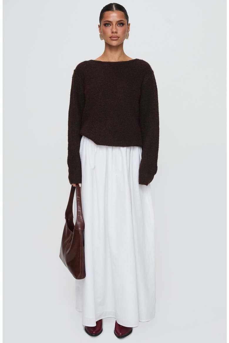 Abrams Boat Neck Sweater, Alternate, color, CHOCOLATE MARLE