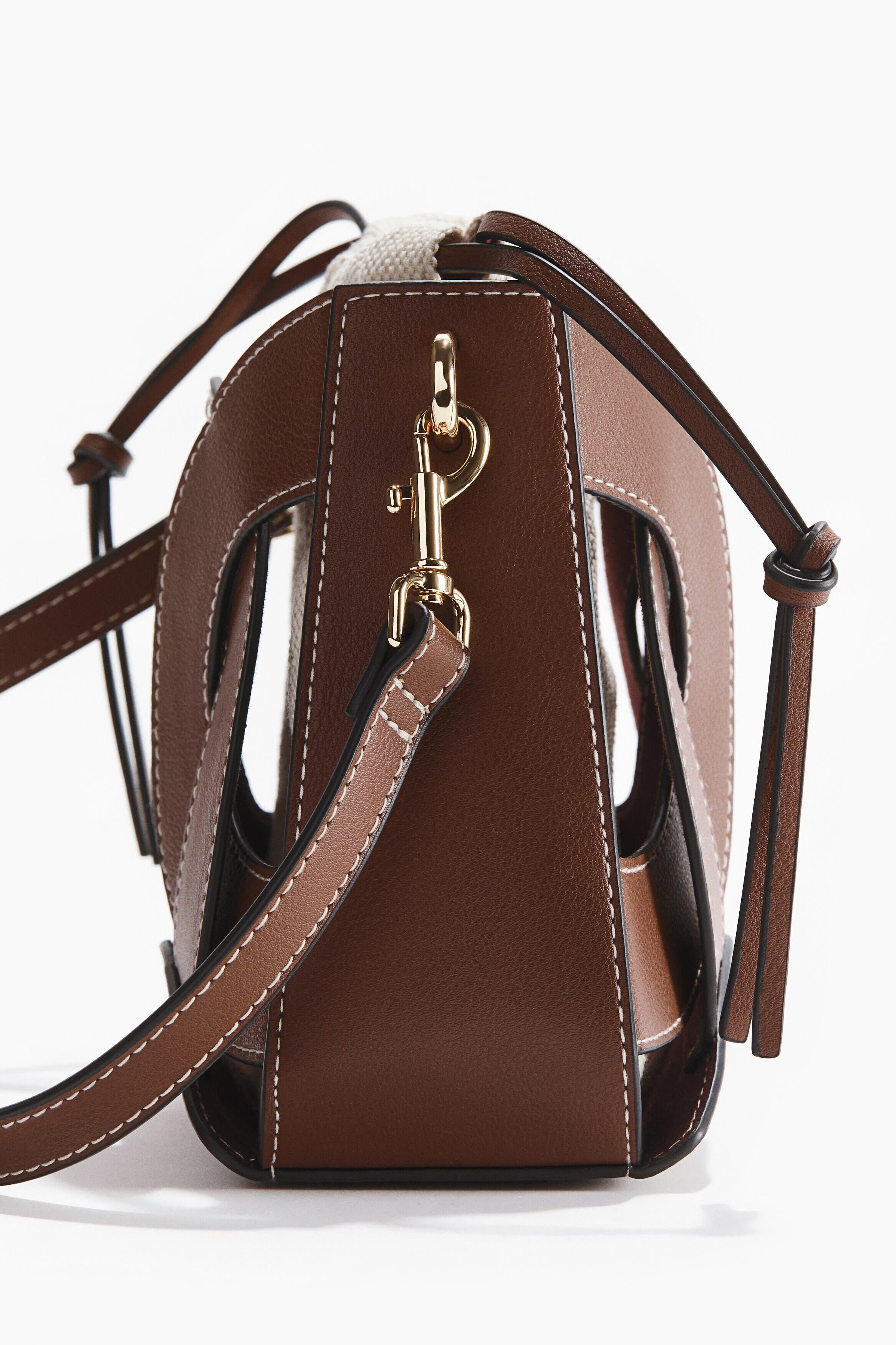 H&M Crossbody Bucket Bag, Alternate, color, Brown