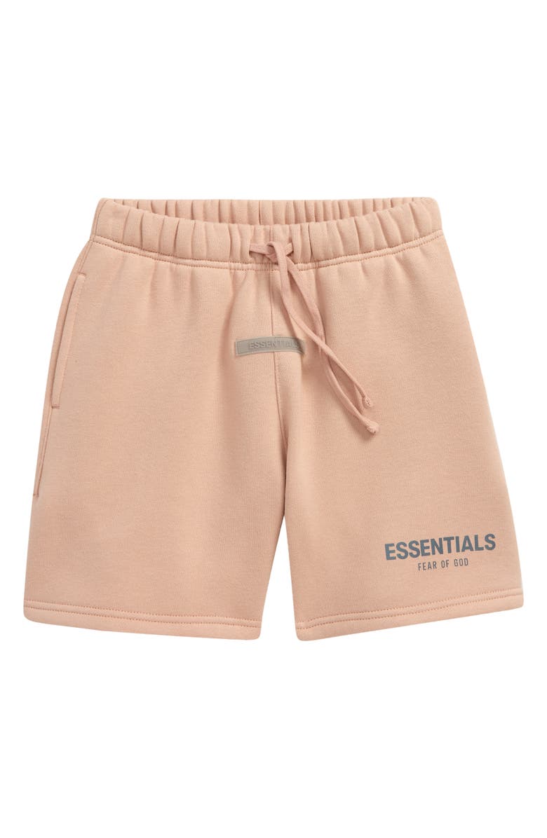 Fear of God Essentials Kids' Logo Sweat Shorts, Main, color,