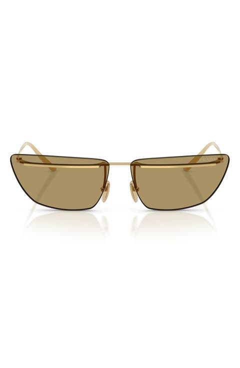 64mm Oversize Butterfly Sunglasses