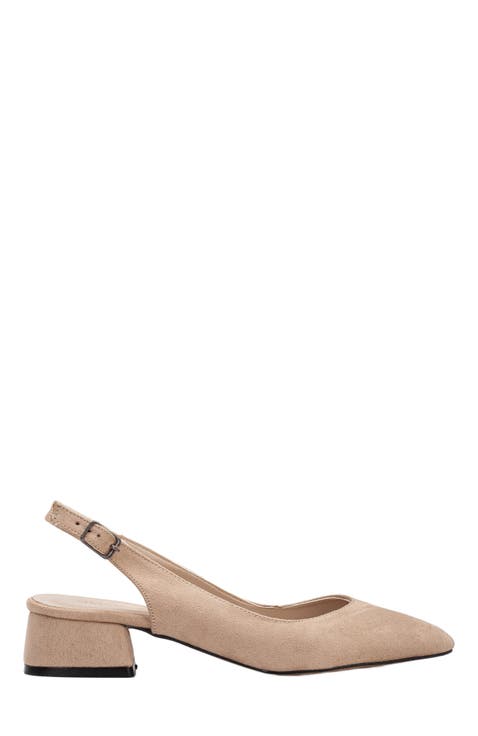 Emma Slingback Flat Heels