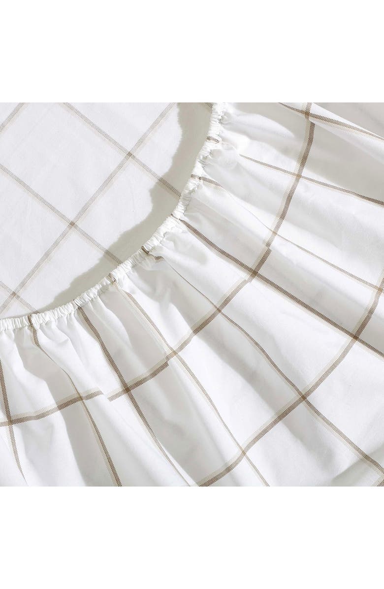 Nautica Plot 200-Thread Count Cotton Percale Sheet Set, Alternate, color, Light Beige