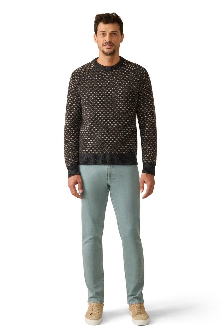Terry Five-Pocket Stretch Pants, Alternate, color, OCEAN GLASS