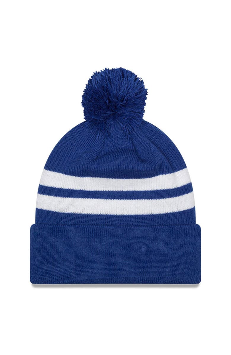 New Era Men's New Era  Royal Buffalo Bills 2023 AFC East Division Champions Cuffed Knit Hat with Pom, Alternate, color, 