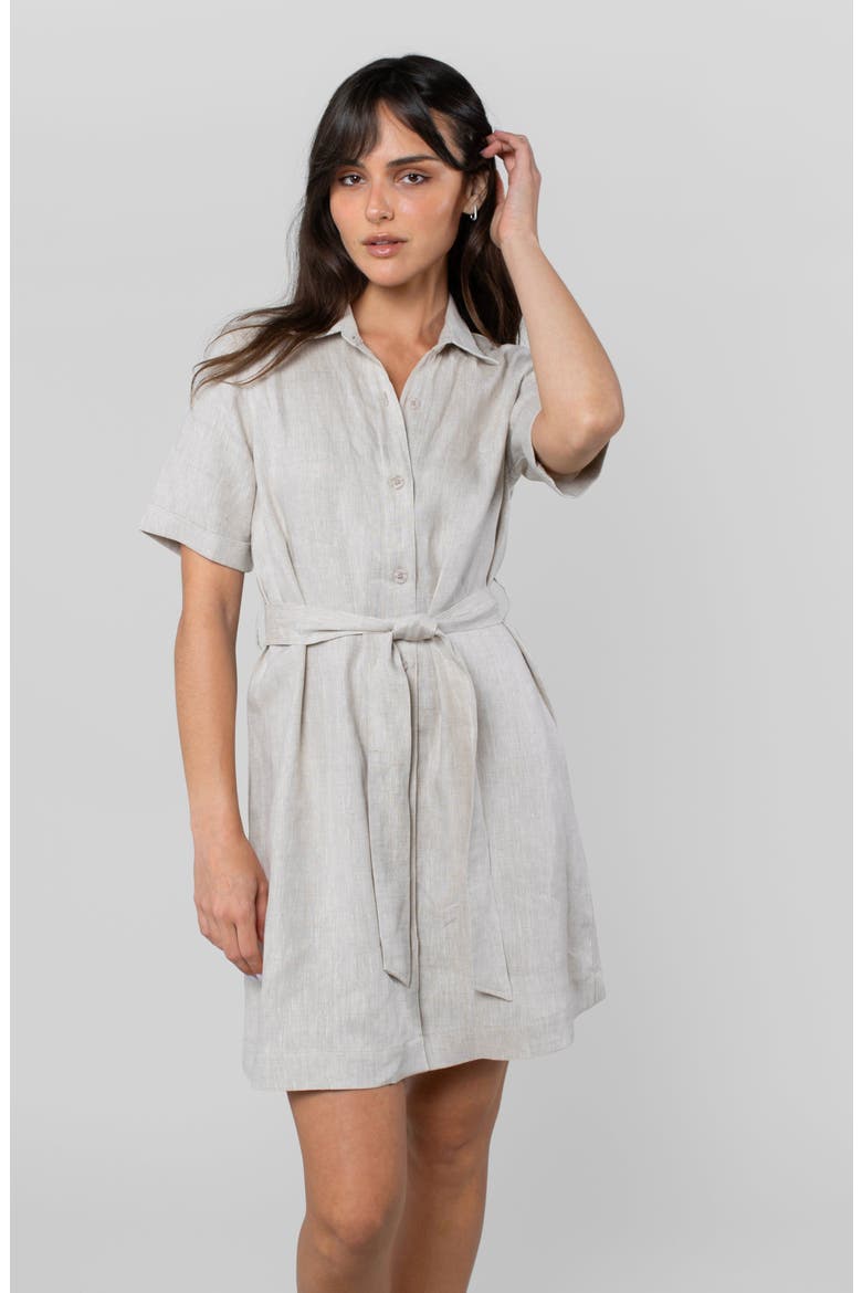 Montage Dress, Main, color, Oatmeal