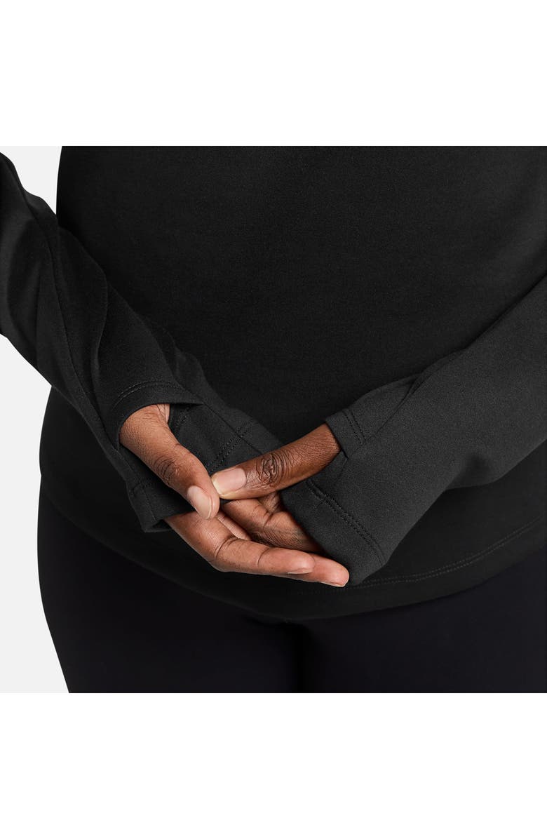 Nike Quarter Zip Therma-FIT ADV Activewear Pullover, Alternate, color, Black