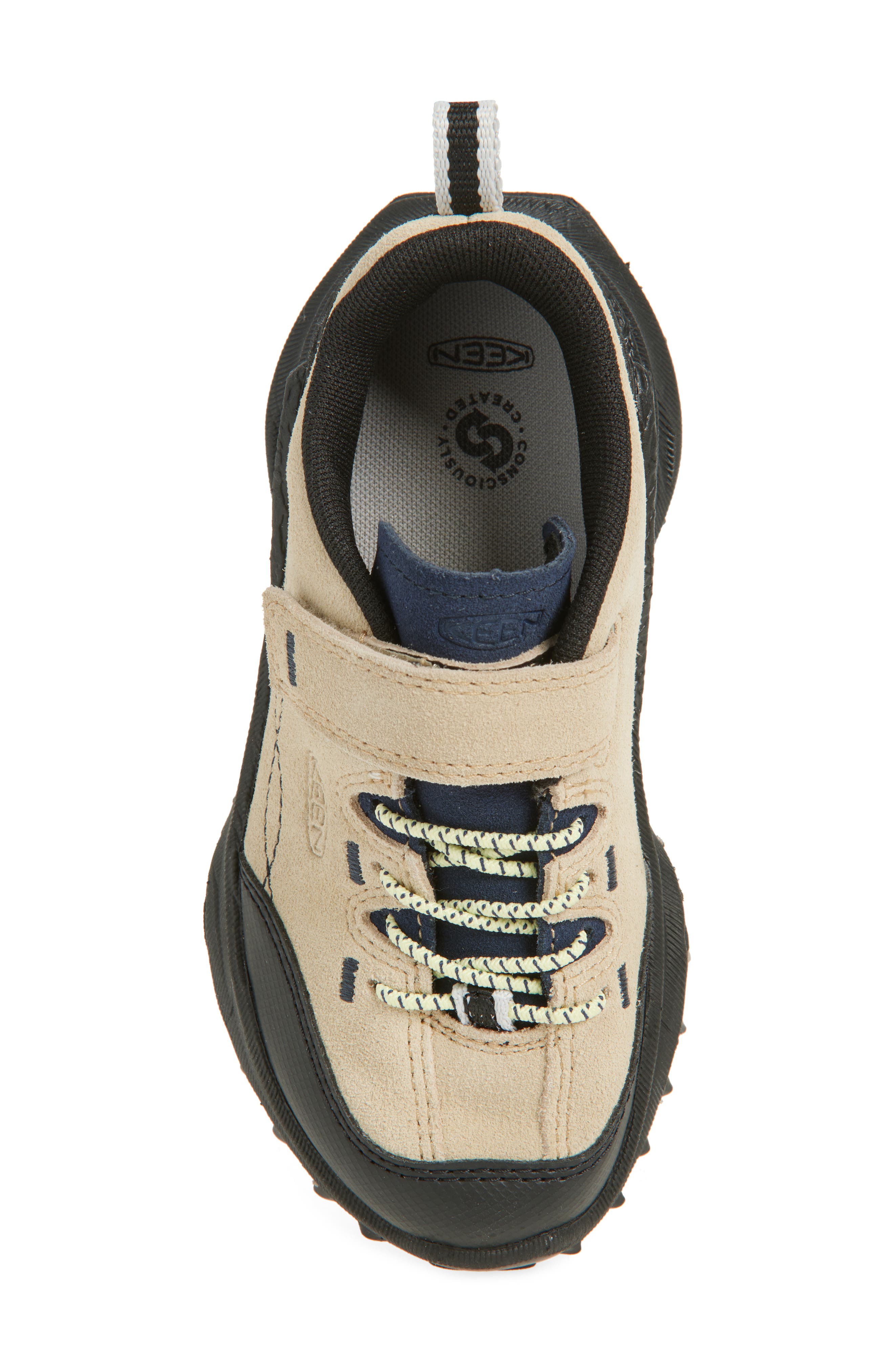 KEEN Kids' Jasper Zionic Hiking Sneaker, Alternate, color, Safari/ Wax Yellow