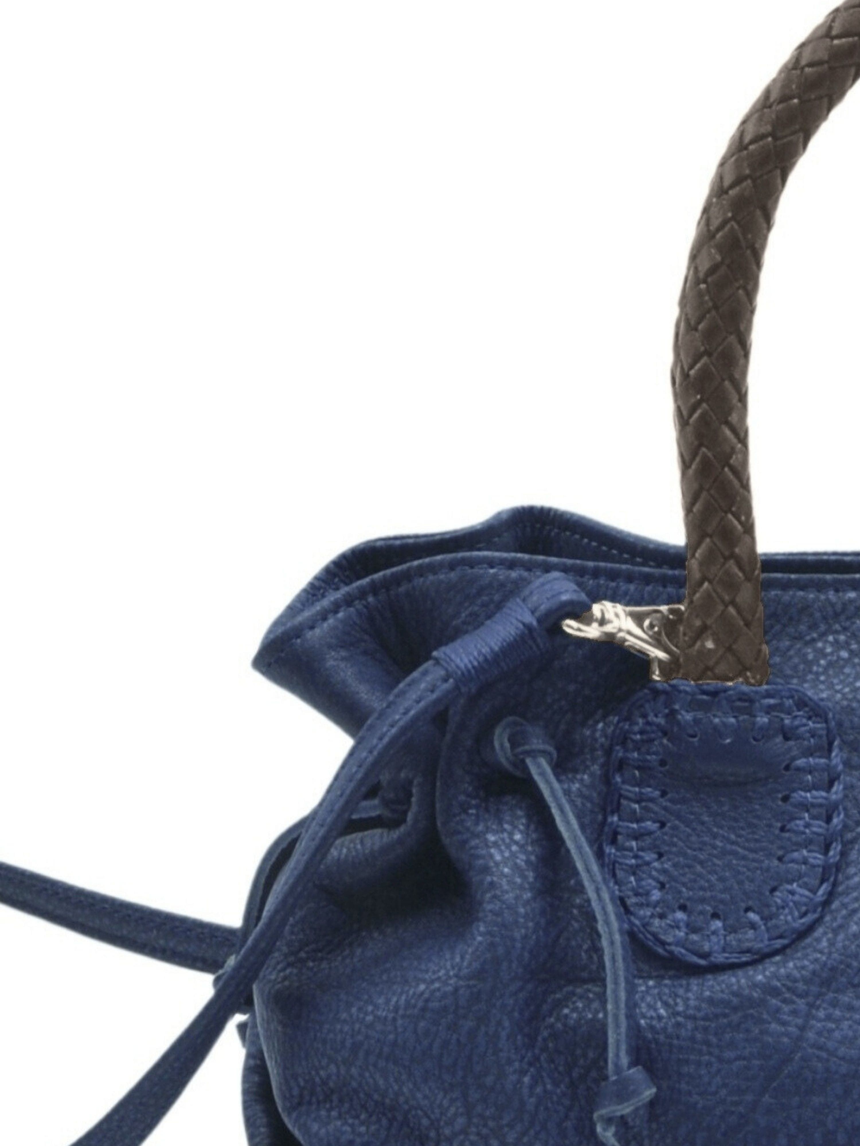 Carlos Falchi Mini Barrel Leather Bag CF626, Alternate, color, Whiskey